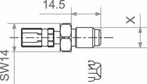 Trw MVG100E Varioflex Fitting Fék és kuplung cső