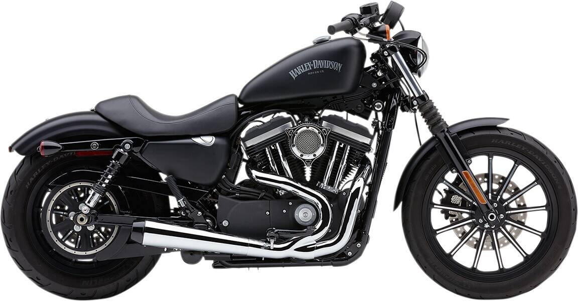 Cobra kipufogó rendszer EL Diablo 2-INTO-1 CHROME/BLACK Teljes kipufogórendszer 0