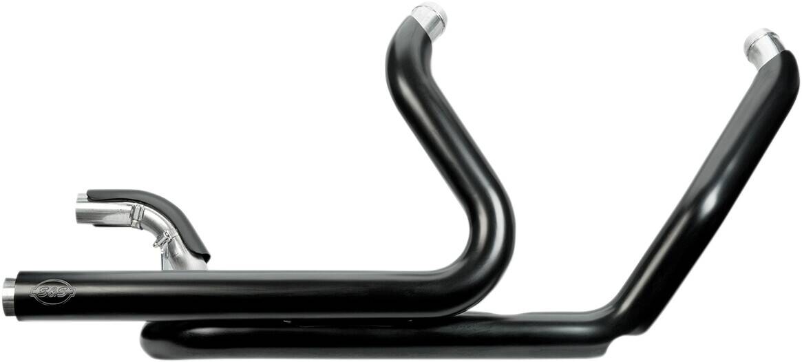 S&S CYCLE leömlõ rendszer kettõs FOR MILWAUKEE M8 fekete Kipufogó leömlők és összekötő csövek 0