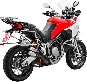 AKRAPOVIC SLIP-ON vonal kipufogódob titán Kipufogó dob - Slip On