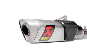 AKRAPOVIC csere kipufogódob titán Motor kipufogó alkatrész