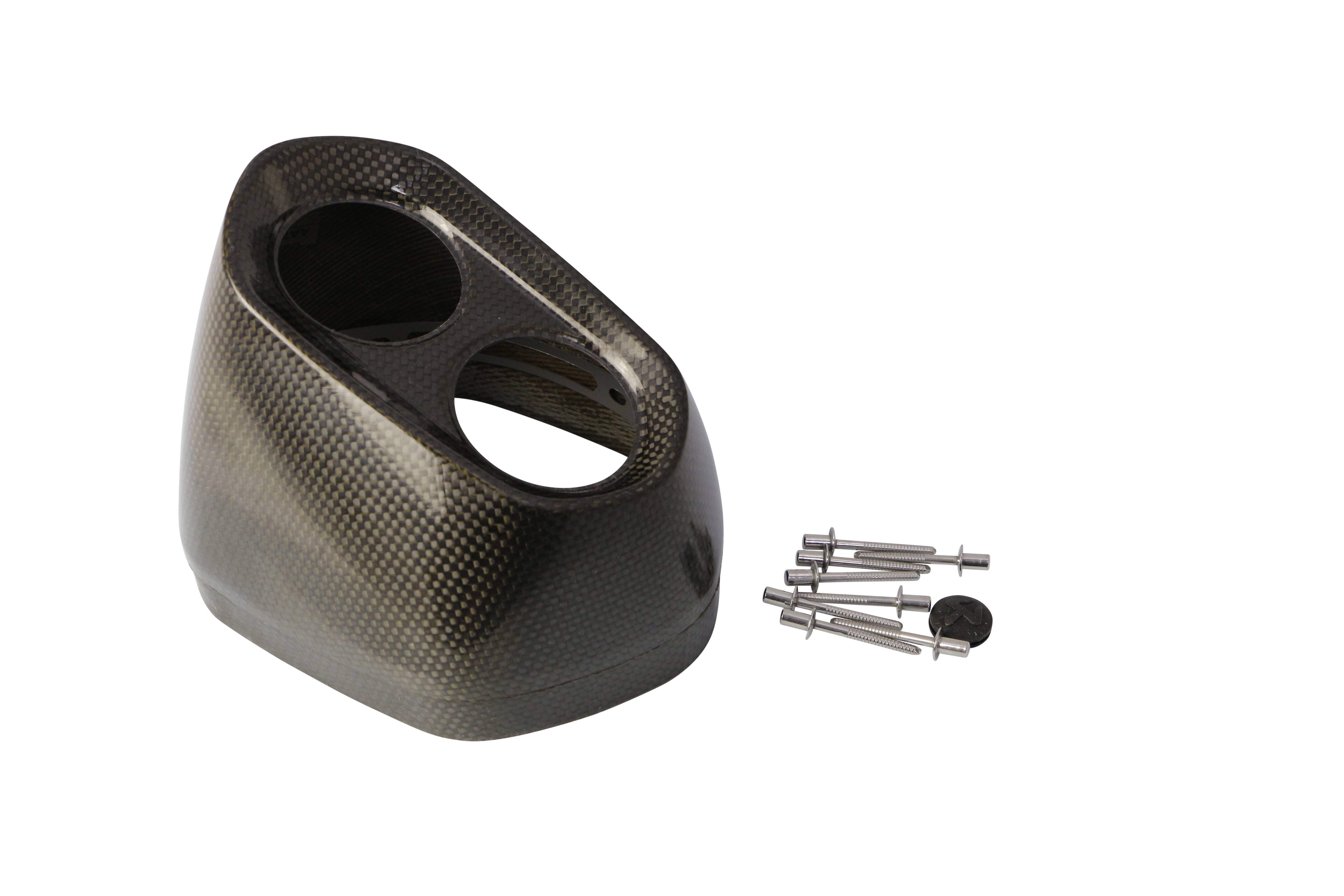 AKRAPOVIC vég sapka karbon fekete Motor kipufogó alkatrész 0