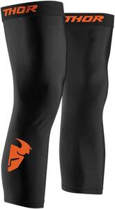 Thor COMP S8 térd hüvely BLACK/RED narancs S/M Térdvédő
