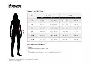 Thor 2902-0352 Women ' Motokrossz nadrág 3