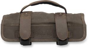 Burly brand szerszám tekercs sötét OAK WAXED CANVAS Szerszámtáska motorra szerelhető