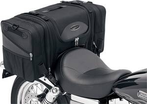 Saddlemen Deluxe TAIL táska textil fekete Csomagtartó, doboz, táska