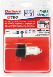 Tecmate O106Kit Dual USB gyors töltő O-106 Akkumulátor töltő 3