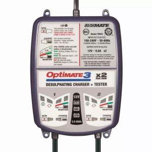 Tecmate TM450 Optimate 3 x 2 bank Akkumulátor töltő