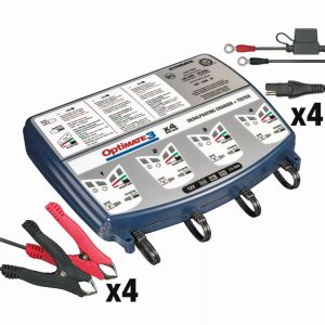 Tecmate TM454 Optimate 3 x 4 Bank Akkumulátor töltő 1