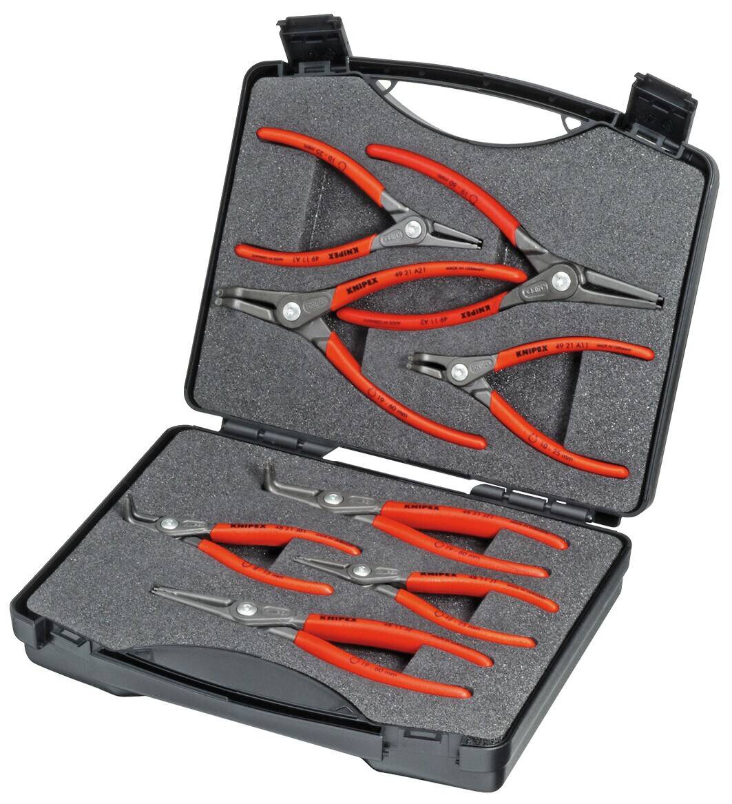Knipex PRECISITION biztosítógyûrûket PLIERS szett Szerszám motorkerékpár szereléshez 0