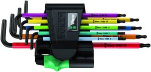 Wera 967 SPKL/9 TORX BO L-KEY szett MULTICOLOR BLACKLASER Szerszám motorkerékpár szereléshez