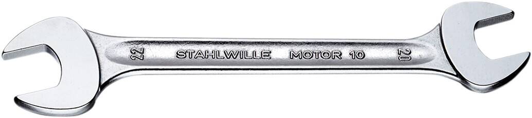 Stahlwille dupla nyitott ENDED SPANNERS 6 X 7 mm ötvözet acél krómozott Szerszám motorkerékpár szereléshez 0