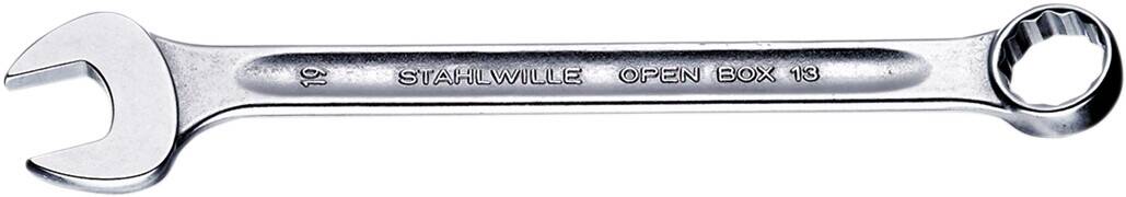 Stahlwille kombináció SPANNERS OPEN-BOX 21 mm ötvözet acél krómozott Szerszám motorkerékpár szereléshez 0