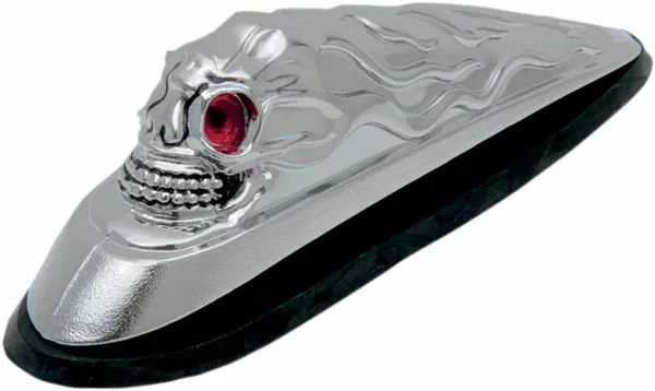 Drag specialties 91-6623R koponya fej első sárvédő dísz Kiegészítő lámpa, irányjelző 0