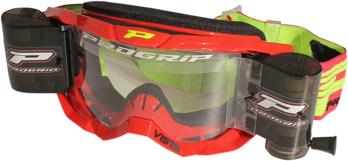 Pro grip szemüveg VISTA motokrossz Amerika WITH tekercs OFF 3303 piros Motokrossz szemüveg 0