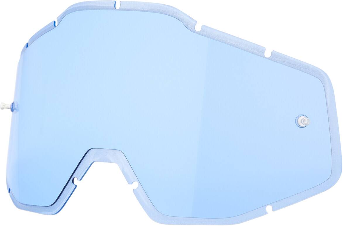 100% kék ANTI-FOG injektált csere lencse FOR 100% szemüveg Motokrossz és síszemüveg alkatrész, tartozék 0