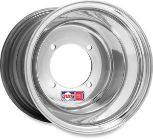 Dwt douglas wheel kerék hátsó piros címke 12X8 4/110 4+4 ROLL-FORGED alumínium ROLLED-LIP polírozott ezüst Motorkerékpár és Quad Kerék