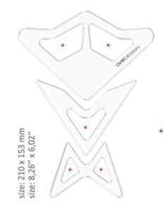 Onedesign CGSUNTP gyanta/puha érintőképernyőn Matricák és kiállító állványok