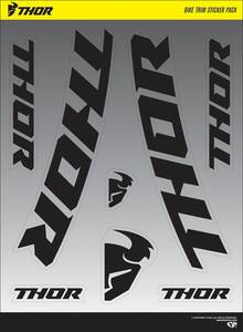Thor 2-PACK motorkerékpár TRIM S18 matrica SHEET Matrica