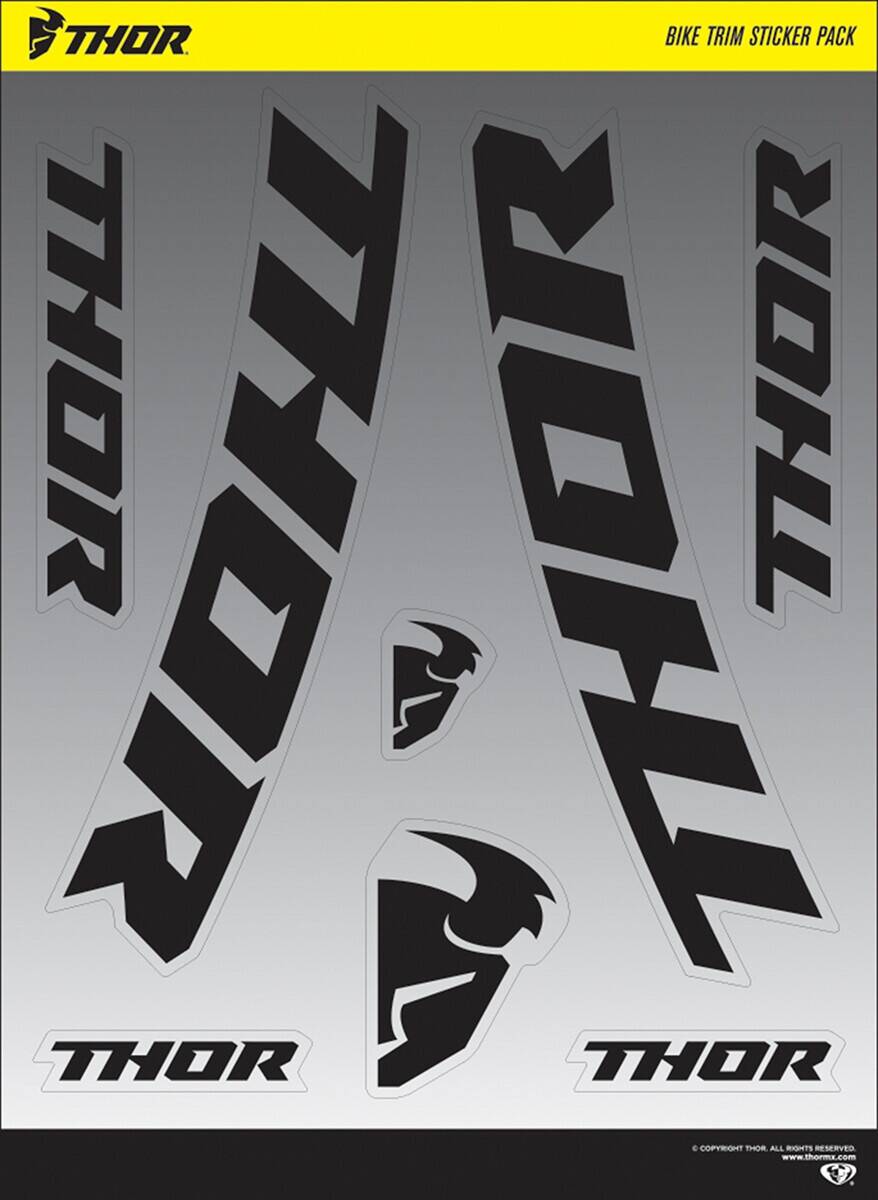 Thor 2-PACK motorkerékpár TRIM S18 matrica SHEET Matrica 0