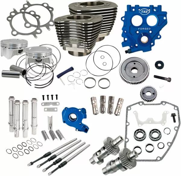 S&S CYCLE 330-0665 100" Power Package Motor Performance Kit Motorblokk felújító készlet 0