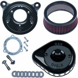 S&S CYCLE 170-0438 Mini Teardrop Stealth légtisztító készlet Levegőszűrő alkatrészek, légszűrők
