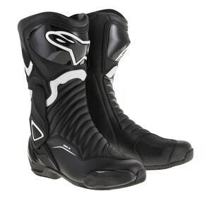 ALPINESTARS (road) SMX-6 V2 teljesítmény csizma BLACK/WHITE 6 Utcai és gyorsasági sport cipő