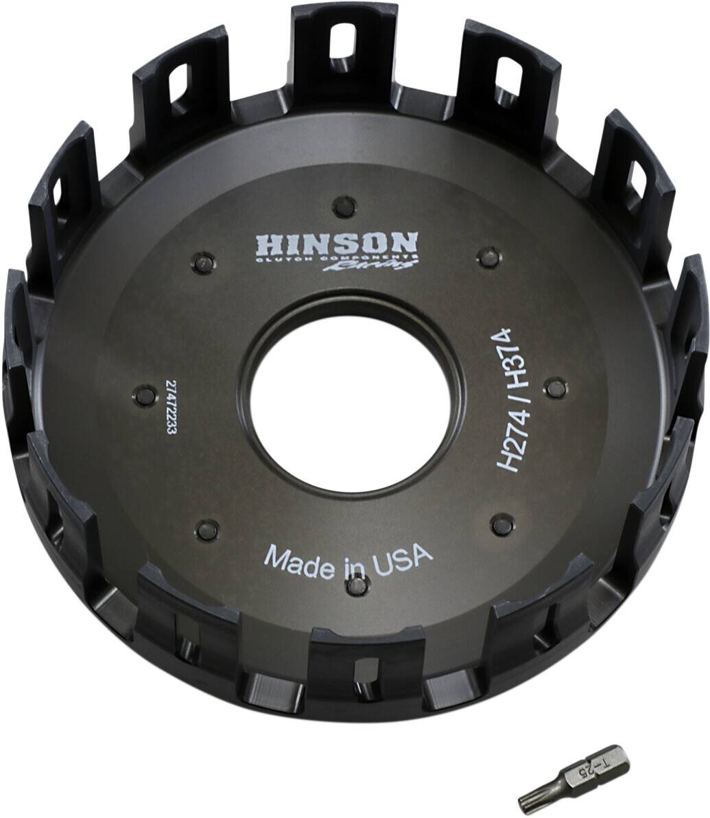 Hinson racing kuplung kosár BILLETPROOF WITH CUSHIONS Suzuki Kuplung lamellák, bowdenek, hidraulikák és robogó kuplung 0