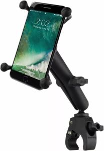 RAM MOUNT RAMB400CUN10U RAM® Small Tough-Claw™ talp hosszú dupla foglalatos karral és univerzális Ram® X-Grip® bölcsővel Kameratartó, GPS tartó, telefontartó