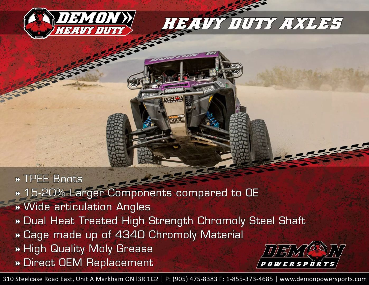 Demon Paxl-1104hd teljes nagy teljesítményű tengely Féltengely 4