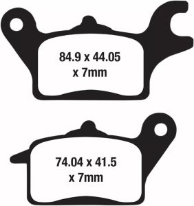 Ebc FA691 Organic Base "FA" Fékbetétek Fékbetét 2