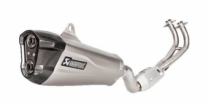 AKRAPOVIC verseny vonal teljes rendszer rozsdamentes acél & titán Teljes kipufogórendszer 0