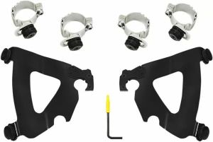 Memphis shades hd MEB2038 Road Warrior Trigger-Lock Mount készlet Szélvédő és karosszéria rögzítő alkatrész