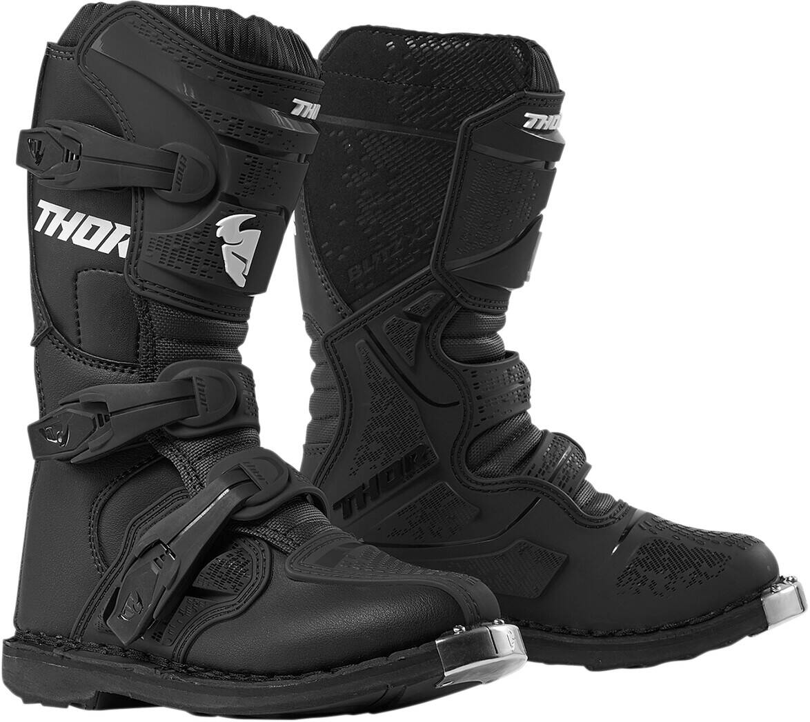 Thor ifjúsági Blitz XP S9Y OFFROAD csizma fekete 3 Off-road motoros csizma 0