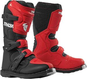 Thor ifjúsági Blitz XP S9Y OFFROAD csizma RED/BLACK 4 Off-road motoros csizma