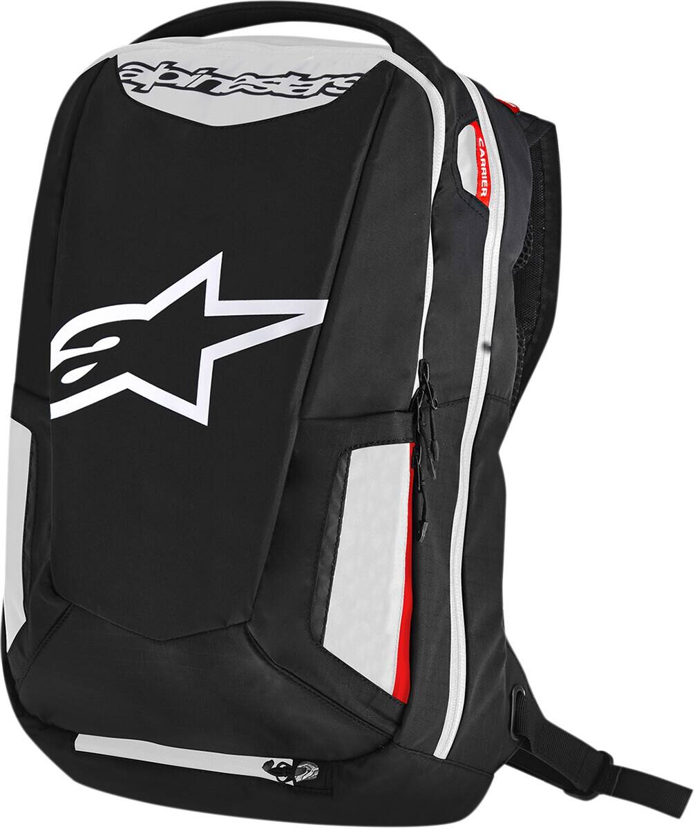 Alpinestars (casuals) CITY HUNTER hátizsák BLACK/WHITE/RED Motoros hátizsák 0
