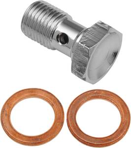 Goodridge egyetlen BANJO csavar rövid krómozott LENGHT 18,3mm M10X1,00 Fék és kuplung cső