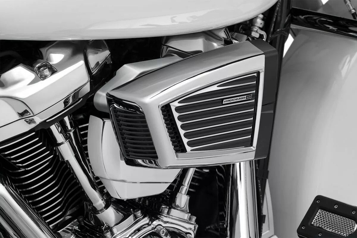 Kuryakyn KUR9369 Classic előlap a Hypercharger ES™-hez Levegőszűrő alkatrészek, légszűrők 1