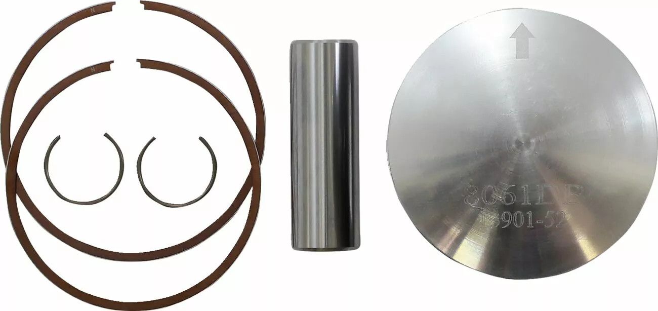 Wossner 8061DB dugattyúkészlet 2 ütemhez Dugattyú és gyűrű 0
