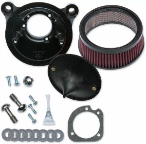 S&S CYCLE 170-0300B Super Stock™ Stealth légtisztító készlet Levegőszűrő alkatrészek, légszűrők