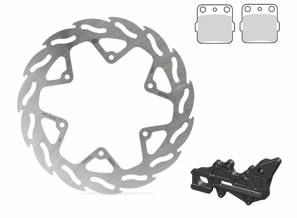 Moto-master 310042 240 mm-es túlméretezett hátsó fékkészlet Féknyereg és tuning féknyereg kittek 0