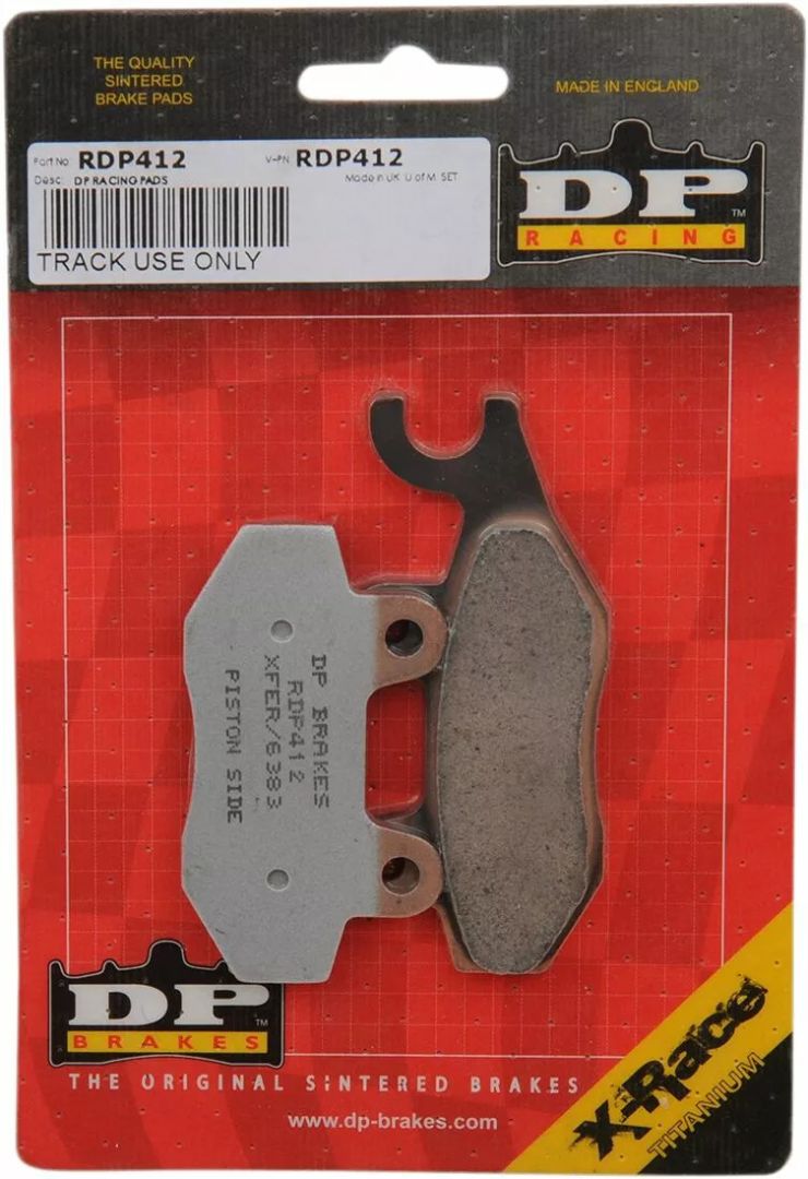 Dp brakes RDP412 RDP X-Race titán szinterezett fékbetétek Fékbetét 1