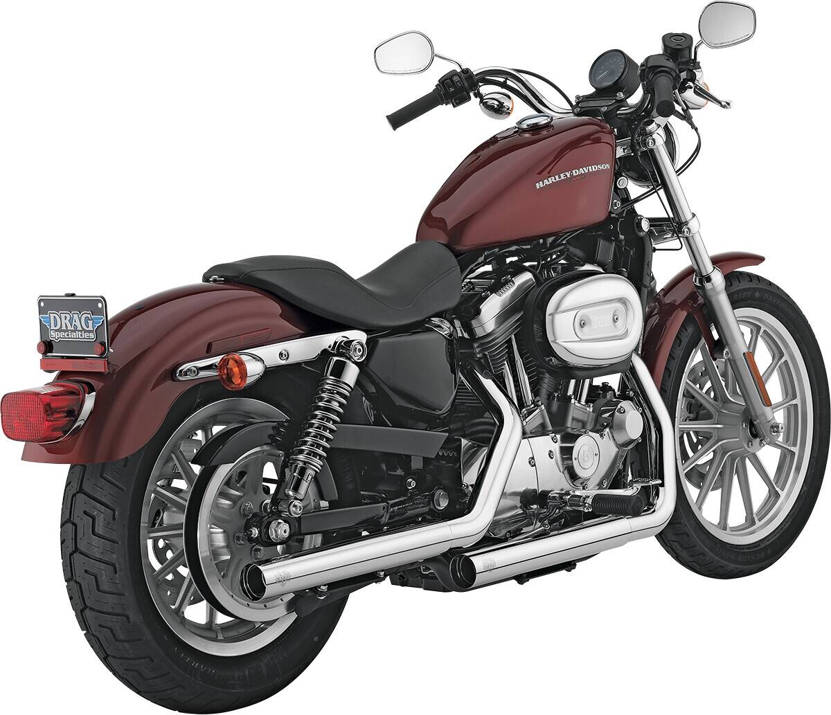 VANCE & HINES kipufogódob STRAIGHTSHOTS HS krómozott Kipufogó dob - Slip On 0