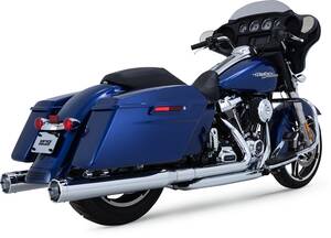 VANCE & HINES kipufogó SLIP-ONS Monster kerek krómozott Kipufogó dob - Slip On