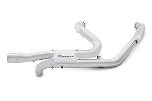 Rinehart racing leömlõ készlet SLIMLINE DUALS krómozott FOR M8 Kipufogó leömlők és összekötő csövek