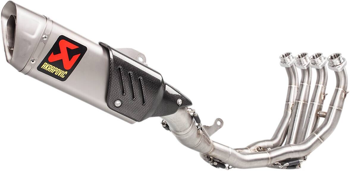AKRAPOVIC EVOLUTION vonal teljes rendszer titán Teljes kipufogórendszer 0