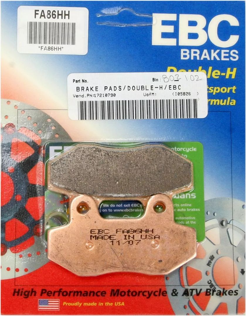 Ebc FA086HH szinterezett "HH" Fékbetétek Fékbetét 1