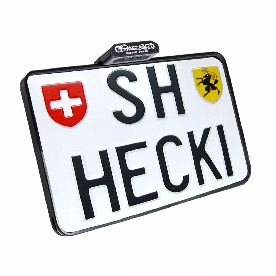 Heinz bikes HBSIKZ-MB-CH becsúsztatható rendszámtábla-tartók Rendszámtartó 0