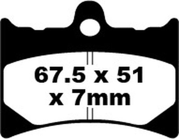 Ebc FA126HH FA-HH sorozat Sindered fékbetétek Fékbetét 0