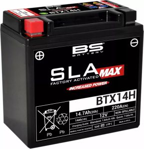Bs battery 300887 SLA MAX gyárilag aktivált, karbantartást nem igénylő AGM akkumulátor [60873] Akkumulátor és tartozékai
